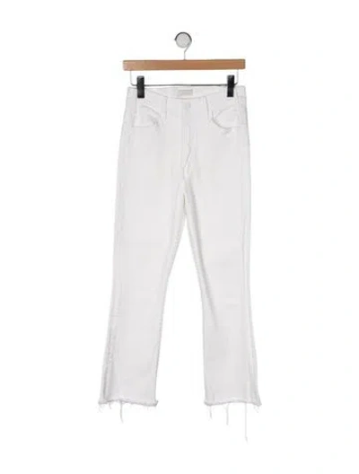 Pre-owned Mother Straight Leg Pants In Neutral