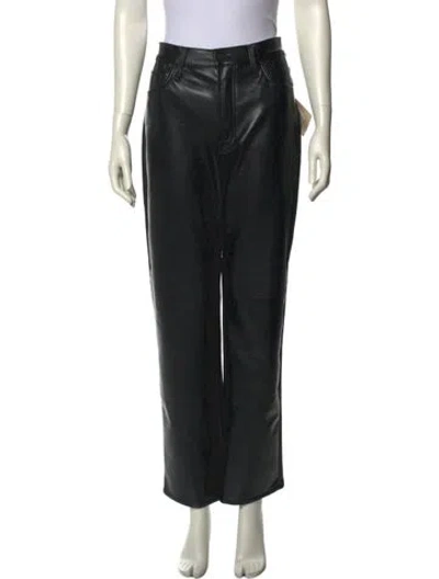 Pre-owned Mother Straight Leg Pants W/ Tags In Black
