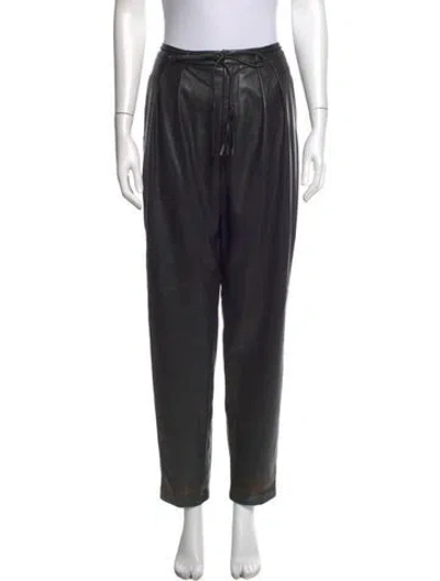 Pre-owned Mother Straight Leg Pants W/ Tags In Black