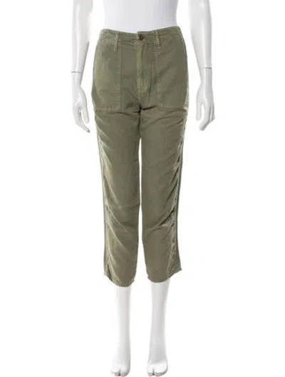 Pre-owned Mother Straight Leg Pants W/ Tags In Green