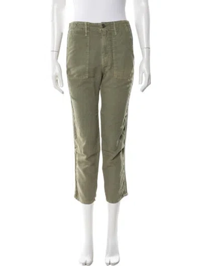 Pre-owned Mother Straight Leg Pants W/ Tags In Green