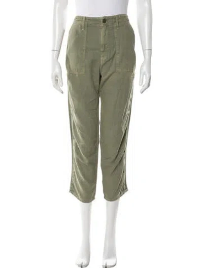 Pre-owned Mother Straight Leg Pants W/ Tags In Green