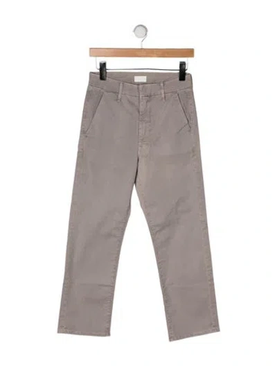 Pre-owned Mother Straight Leg Pants W/ Tags In Neutrals