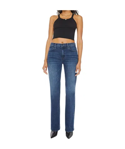 Mother Straight Pants And Jeans In Blue