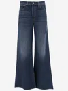 Mother Stretch Cotton Denim Jeans In Denim