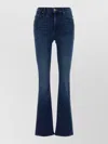 Mother The Weekender Mid Rise Flared Jeans In Kicks And Riffs In Blue