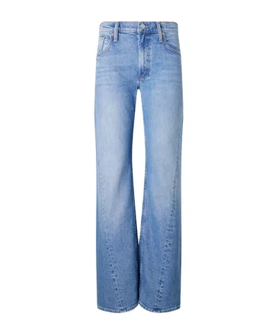 Mother The Bookie Twist Skimp Mid-rise Bootcut Jeans In Blue