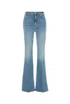 Mother Mor Light Blue Cotton Blend Jeans