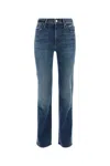 Mother Stretch Denim The Kick It Jeans In Blue