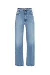 Mother The Lasso 5-pocket Straight-leg Jeans In Blue