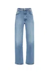 Mother The Lasso 5-pocket Straight-leg Jeans In Blue