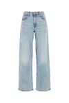 Mother The Spinner Zip Sneak Jeans Light As A Feather In Lavaggio Chiaro