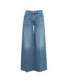 Mother The Undercover Flared Jeans In Blue