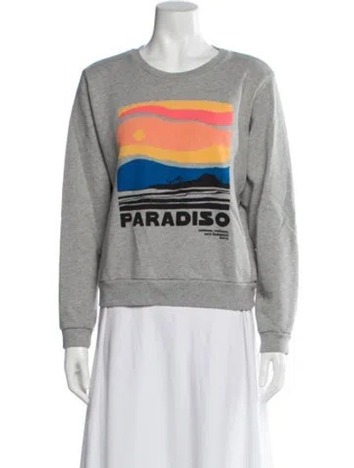 Pre-owned Mother Striped Jacket In Gray