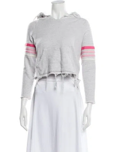 Pre-owned Mother Striped Jacket In White