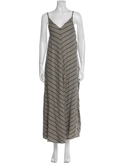 Pre-owned Mother Striped Long Dress In Multi