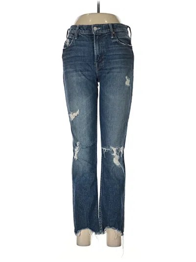 Pre-owned Mother Superior Jeans In Blue