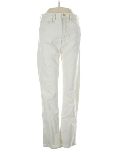Pre-owned Mother Superior Jeans In White