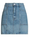 Mother Superior Woman Denim Skirt Blue Size 28 Cotton