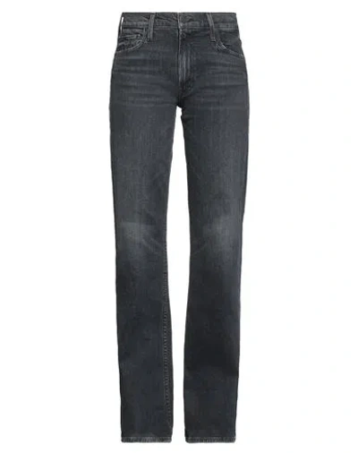 Mother Superior Woman Jeans Black Size 26 Cotton, Elastane