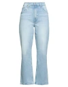 Mother Superior Woman Jeans Blue Size 27 Cotton, Elastane In Multi