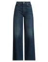 Mother Superior Woman Jeans Blue Size 29 Cotton, Elastane