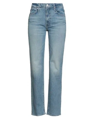 Mother Woman Jeans Blue Size 29 Organic Cotton, Lyocell, Elastane