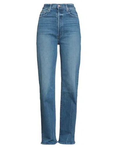 Mother Superior Woman Jeans Blue Size 29 Cotton, Modal, Polyester, Elastane