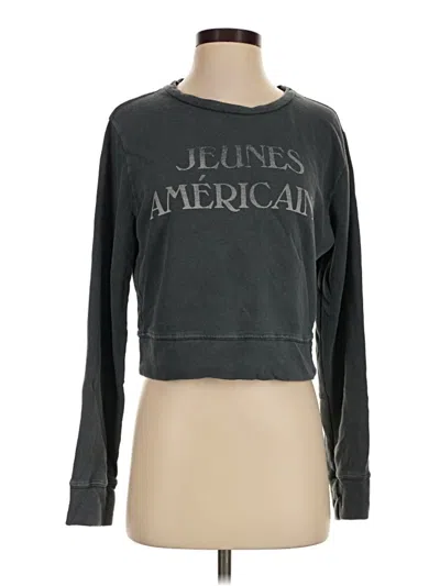 Pre-owned Mother Sweatshirt In Black