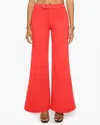 Mother Tab Roller Skimp Pant In Emberglow In Multi