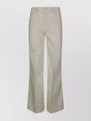 Mother Tailored Trousers With Pockets And Loops In Metallic