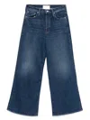 Mother Tapered Jeans In Blue