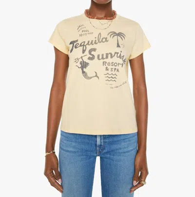 Mother Tequila Sunrise Tee In Yellow