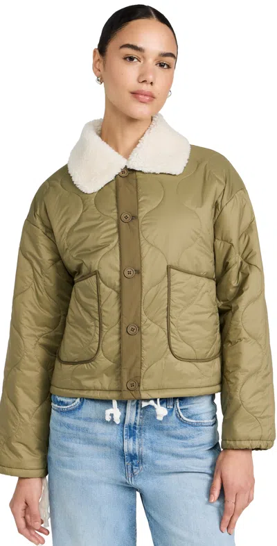 Mother The Army Brat Jacket Rank And File In Green