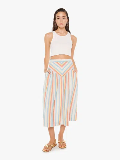 Mother The At Ease Skirt Picture Perfect In Multi