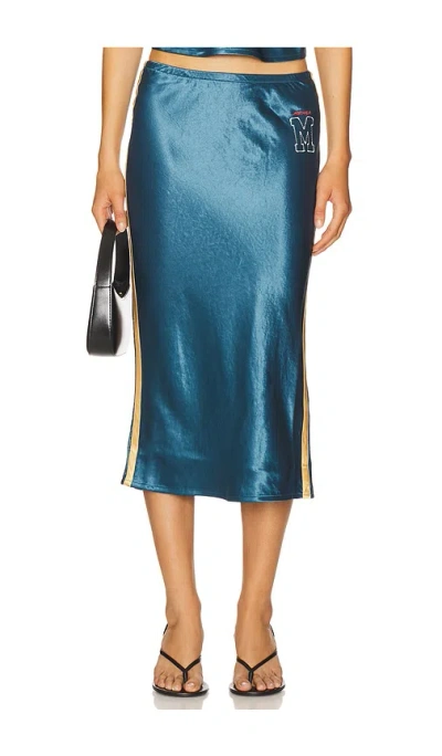 Mother The Athletic Skirt In Blue
