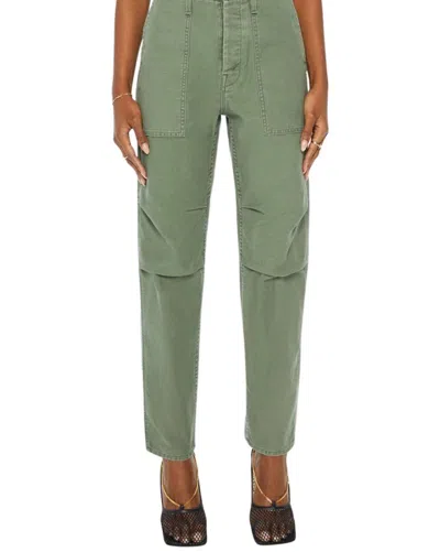 Mother The Awol Hover Jeans In Roger That In Green