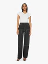 Shop Mother The Bee's Knees Stud Finder Sneak Lines Pants In White