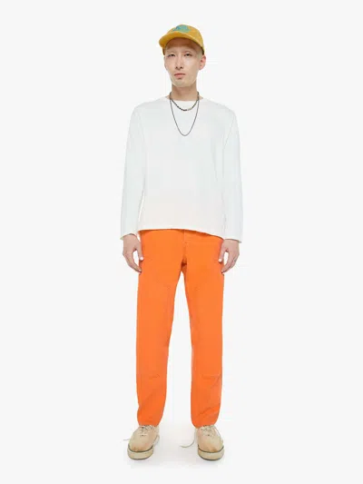 Mother The Bees Knees Duke Utility Pants In Orange - Size 34