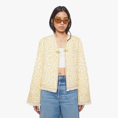 Mother The Bell Of Ball Golden Armor Jacket In Yellow