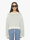 Mother The Bell-sleeve Jumper Roll Sweater In Baby Blue