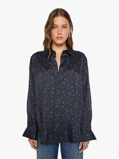Mother The Bestie Rock Star Shirt In Black - Size X-small