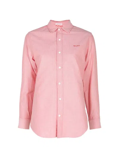 Mother The Bestie Shirt In Pink