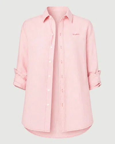 Mother The Bestie Shirt Red In Pink