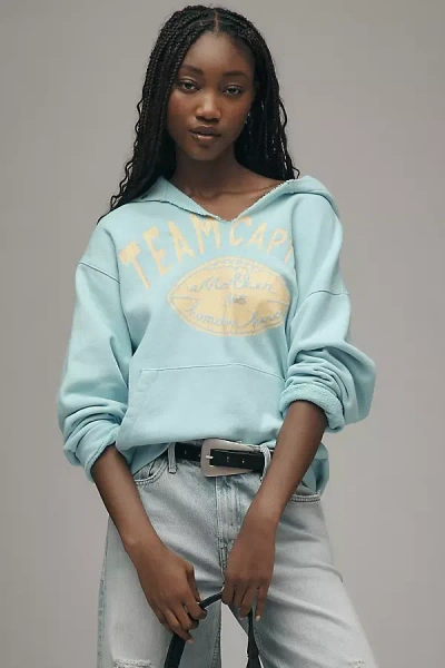 Mother The Big Deal Hoodie Slice In Blue