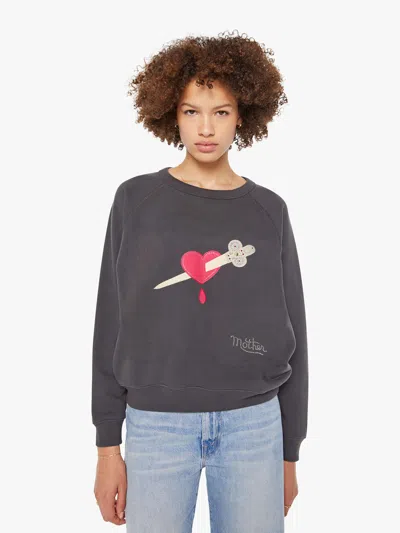Mother The Biggie Concert Heart Dagger Shirt In Black