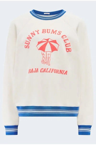 Mother Biggie Concert Sweatshirt In Sunny Bums In Multi