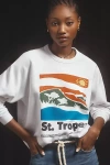 Mother The Biggie Message Sweatshirt In White