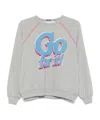 Mother The Biggie Concert Sweatshirt In Gray