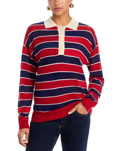 Mother The Biggie Raquette Wool Sweater In Multi
